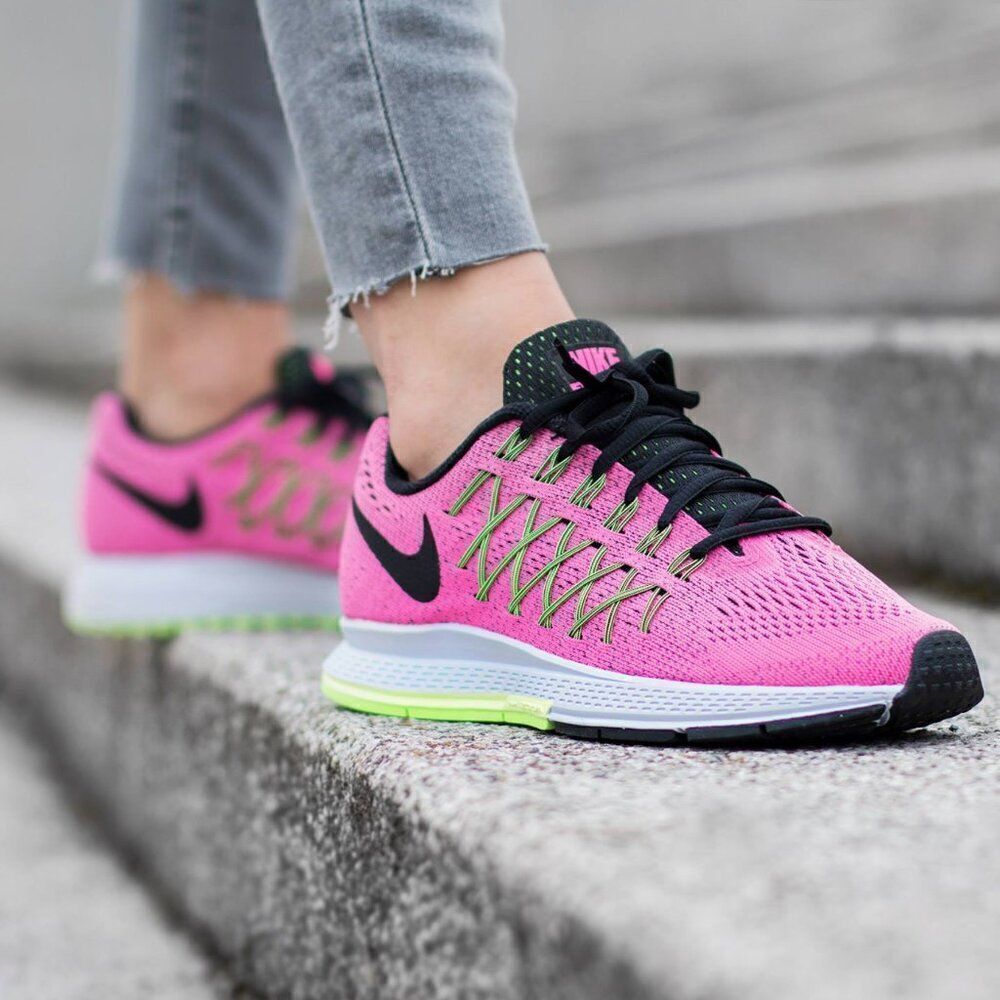 NIKE AIR ZOOM PEGASUS 32 Competition Pack Pink Volt Black 9 US 40.5 EUR
